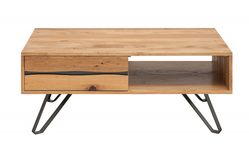 Designový konferenční stolek Fringe, 110 cm, divoký dub