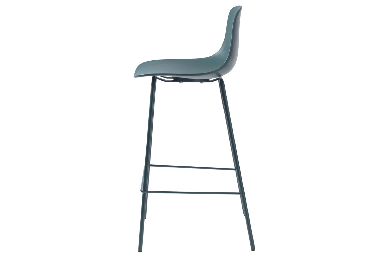 Designová barová židle Jensen petrolejová