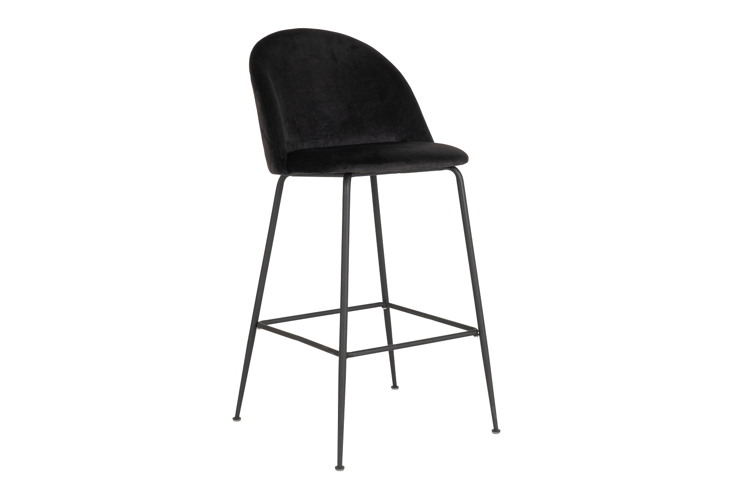 Norddan Designová barová židle Kristopher černá