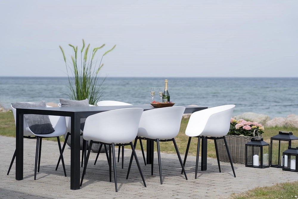 Norddan Designová jídelní židle Erika bílá