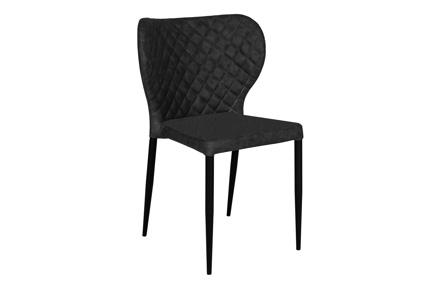 Norddan Designová jídelní židle Landers černá - Skladem