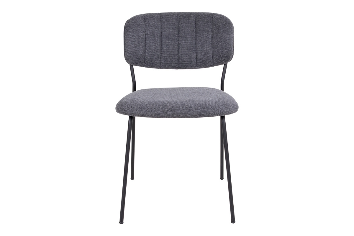Designová jídelní židle Rosalie tmavě šedá