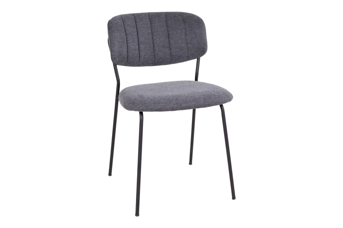 Norddan Designová jídelní židle Rosalie tmavě šedá