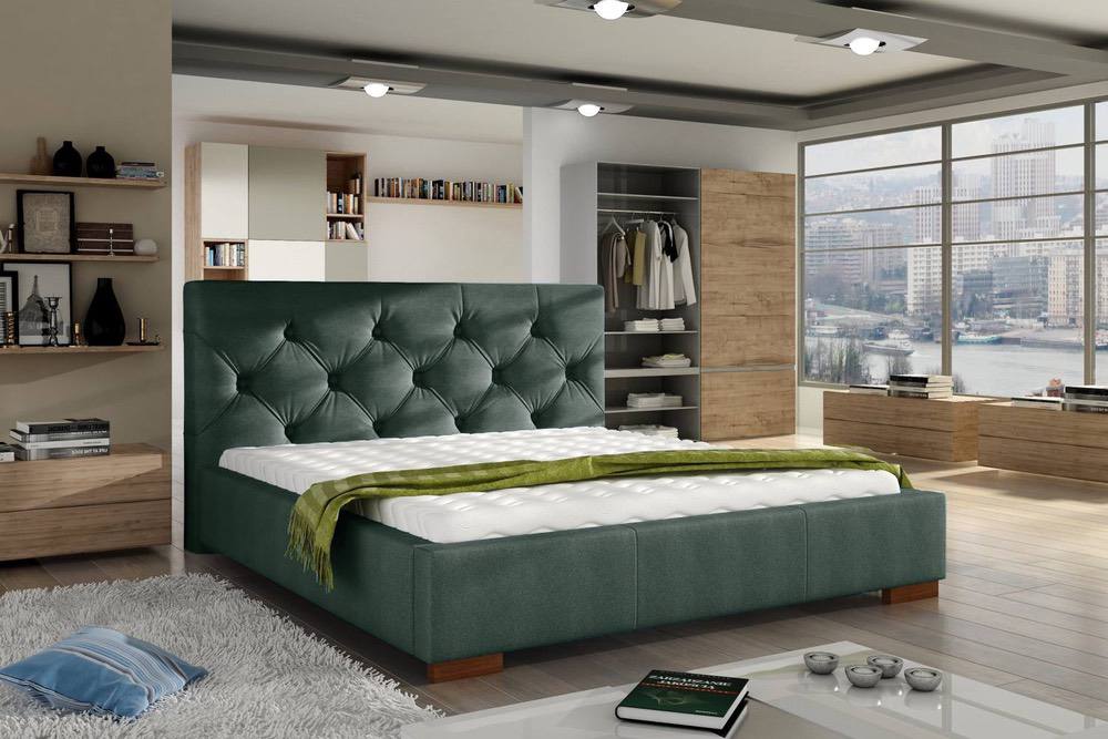Confy Designová postel Selah 160 x 200 - 8 barevných provedení
