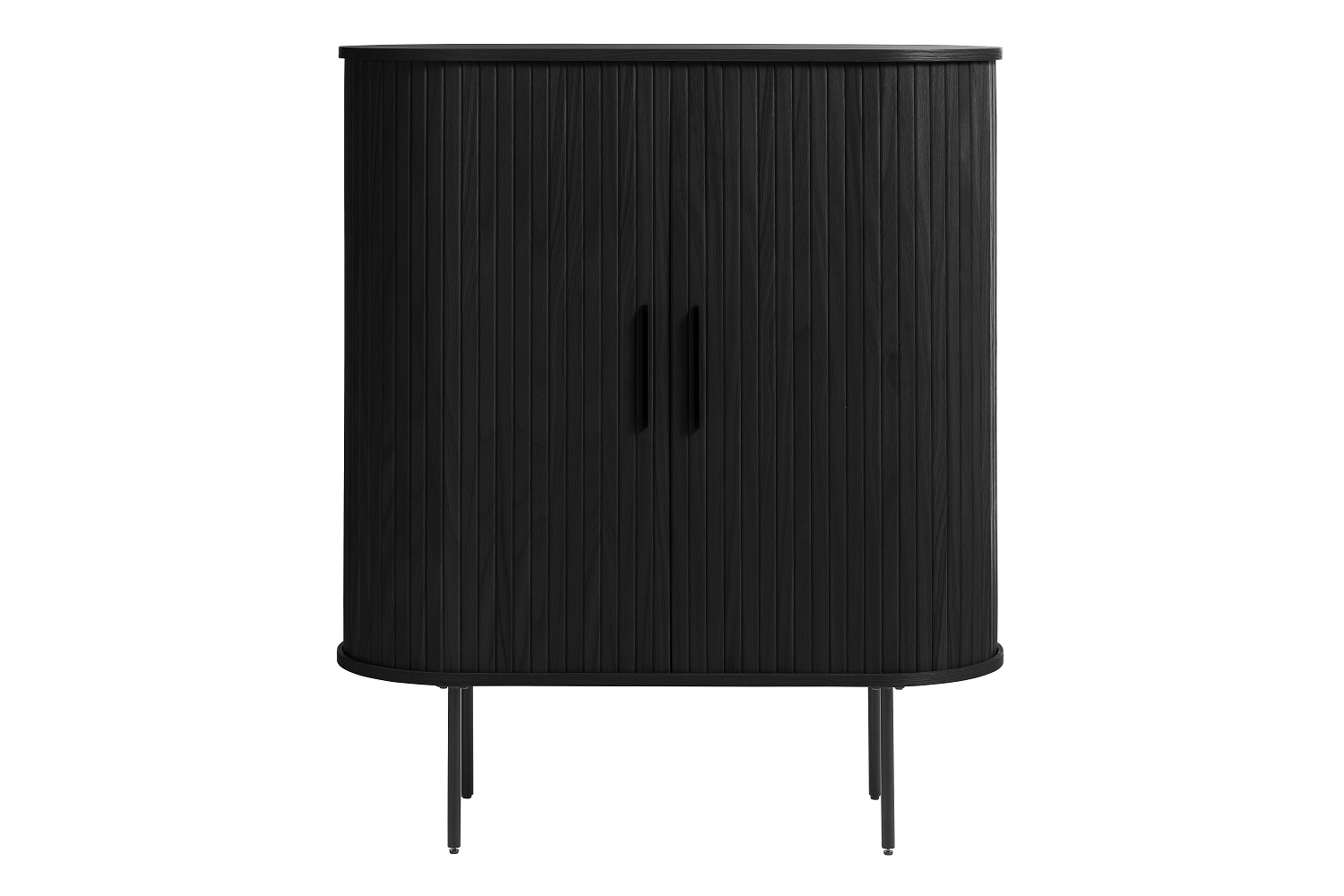 Furniria Designová skříňka Vasiliy 118 cm černý dub