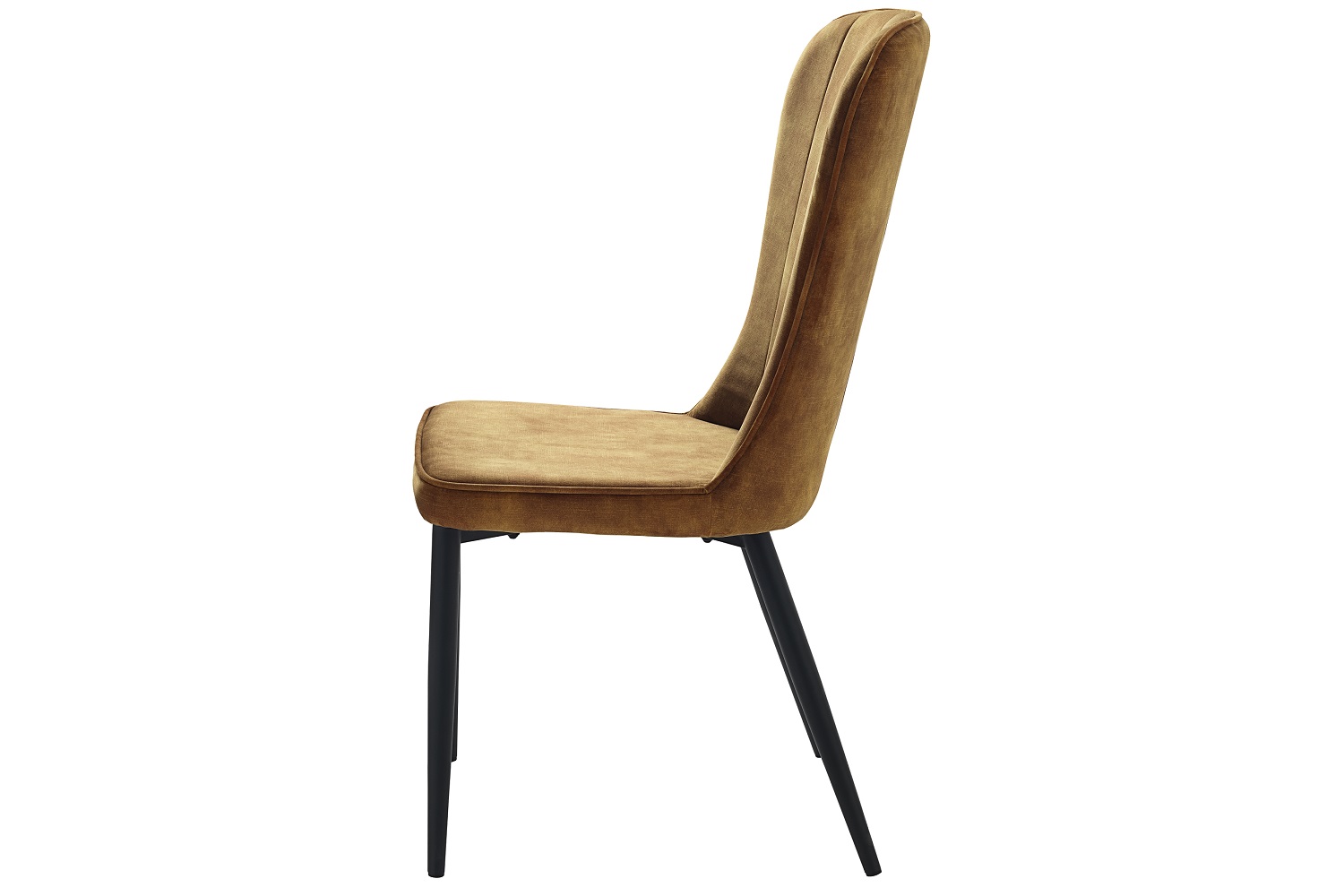 Designová židle Kendall jantarový samet