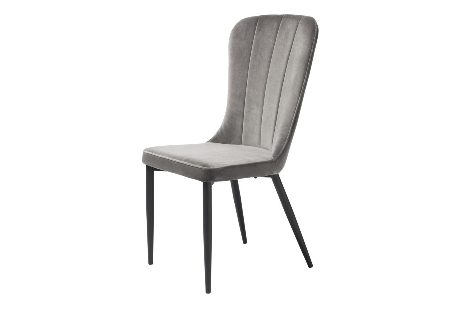 Furniria Designová židle Kendall šedý samet