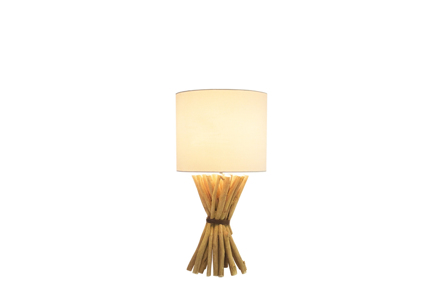 LuxD 24356 Designová stolní lampa Leonel 54 cm longan