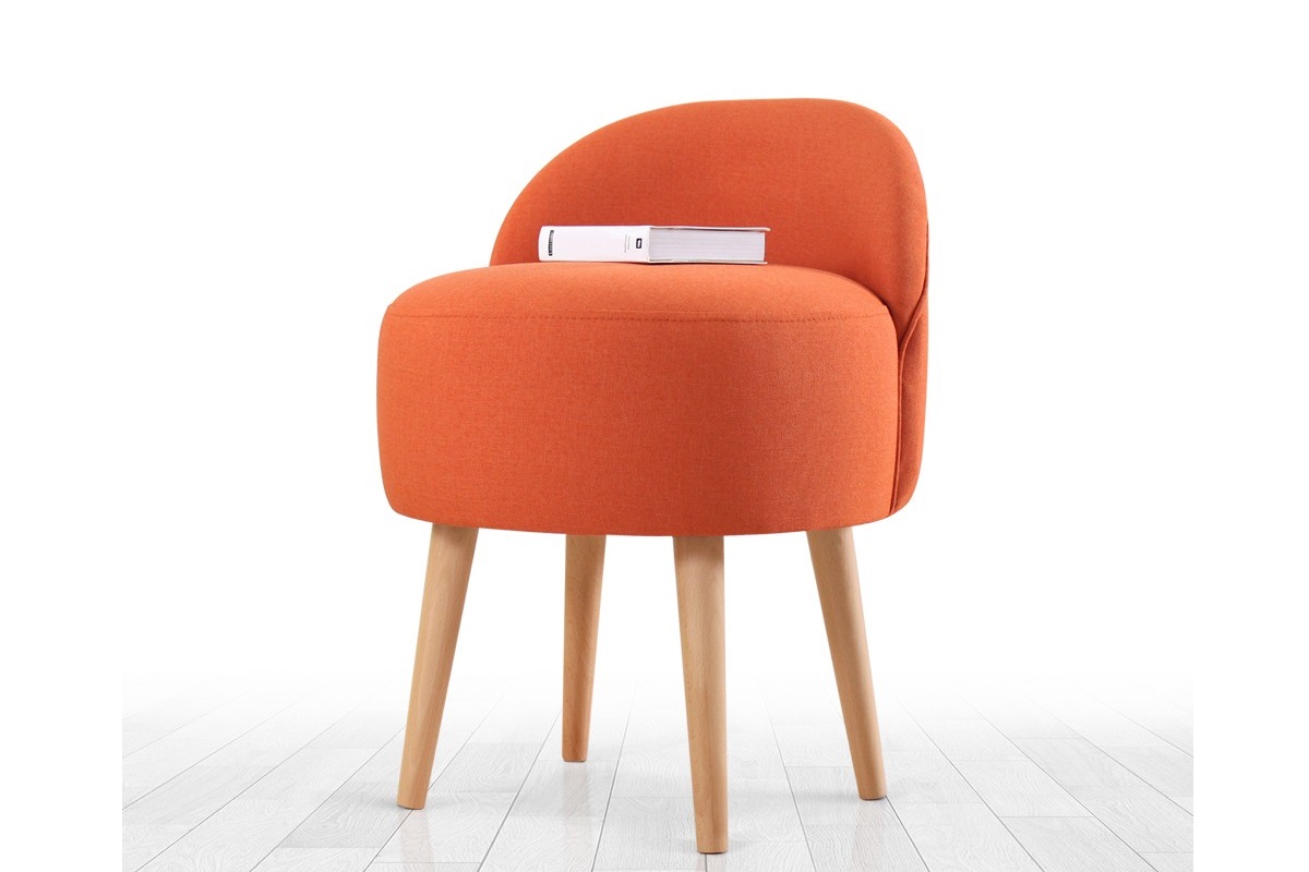 Designová taburetka Perilla oranžová