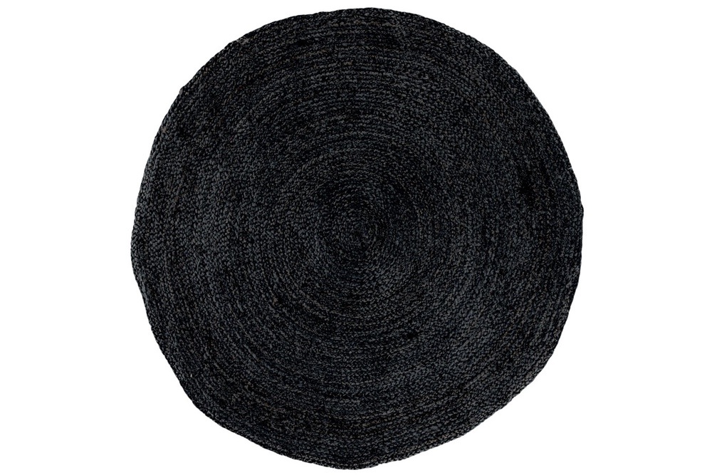 Designový kulatý koberec Kaitlin 180cm tmavě šedý