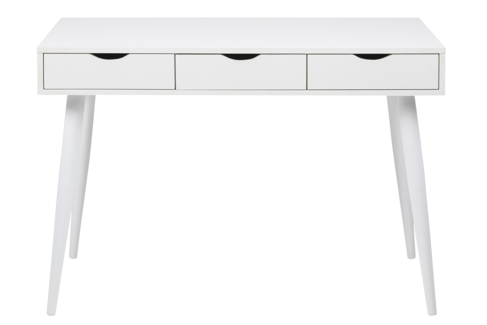 Dkton Designový psací stůl Nature 110 cm bílý