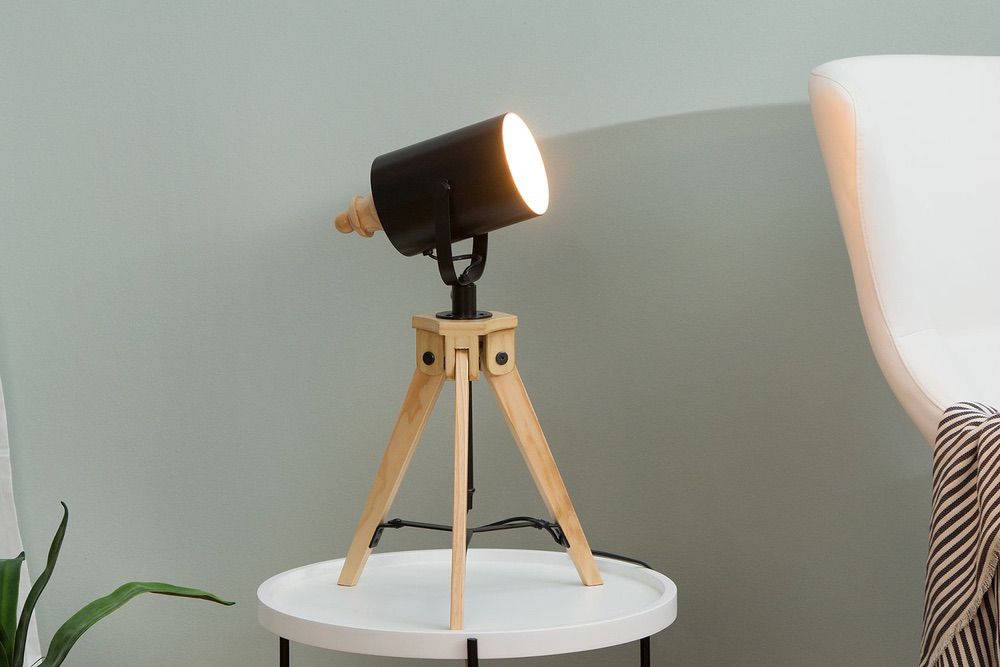 Designová stolní lampa Telescope / černá