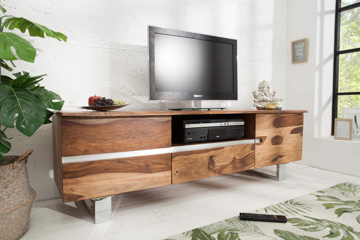 LuxD Luxusní TV stolek Massive S 160 cm Sheesham - Skladem