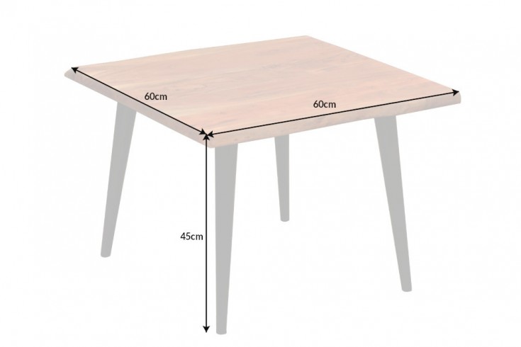 Designový odkládací stolek Lorelei 60 cm akácie