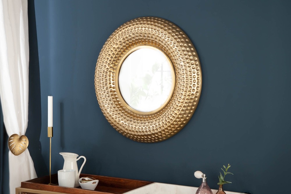 Nástěnné zrcadlo Alijah 60 cm zlaté