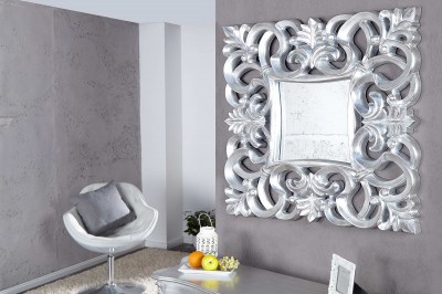 Luxusní zrcadlo Veneto stříbrné