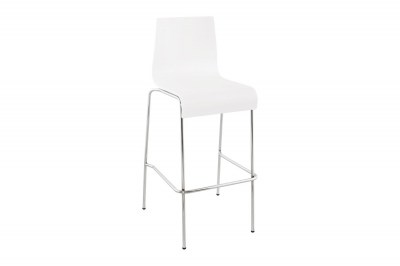 Moderní barová židle Aiden bílá