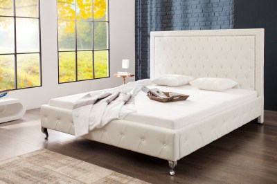 Designová manželská postel Spectacular bílá 180 x 200cm