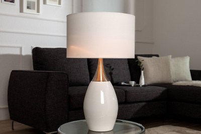Stolní lampa Aaria 60 cm bílá