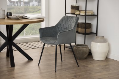 Designová jídelní židle Danessa tmavě šedá