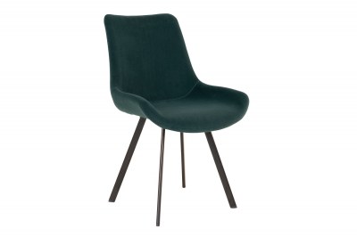 Designová židle Lanakila zelený samet