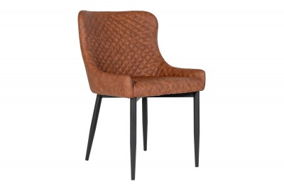 Designová židle Lapid vintage hnědá