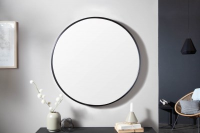 Designové nástěnné zrcadlo Daiwa 60 cm černé