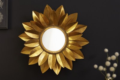 Designové nástěnné zrcadlo Leimomi 60 cm zlaté