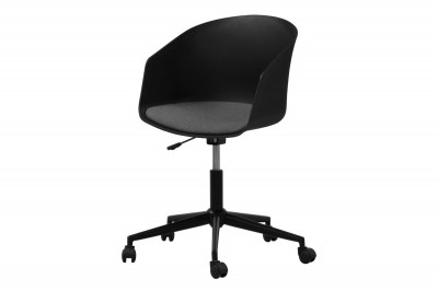 Designová kancelářská židle Natividad černá-šedá