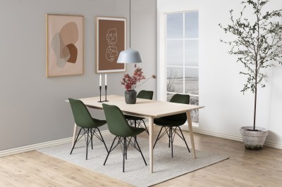 Designová stolička Nasia lesní zelená