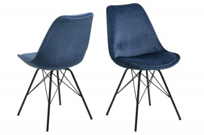 Designová židle Nasia navy modrá