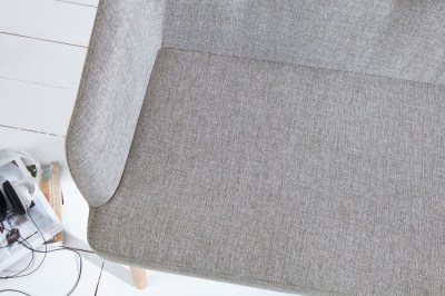 Dizajnová lavica Sweden svetlo sivá 