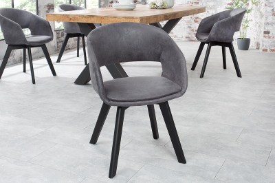 Designová židle Colby antik šedá