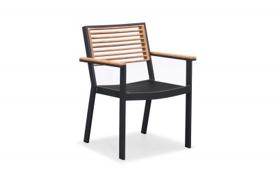 Zahradní jídelní židle HIGOLD - York Dining Arm Chair Black/Black