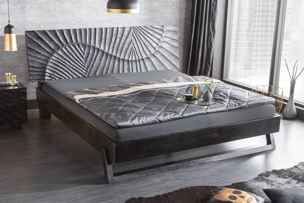 LuxD Stylová postel Shayla 180 x 200 cm černé mango